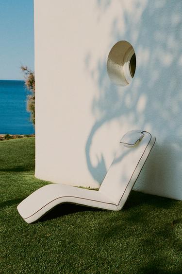 RECLINING OUTDOOR FLOOR LOUNGER - Ecru by Zara