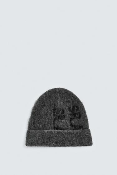 SR_A LOGO BEANIE - Grey by Zara