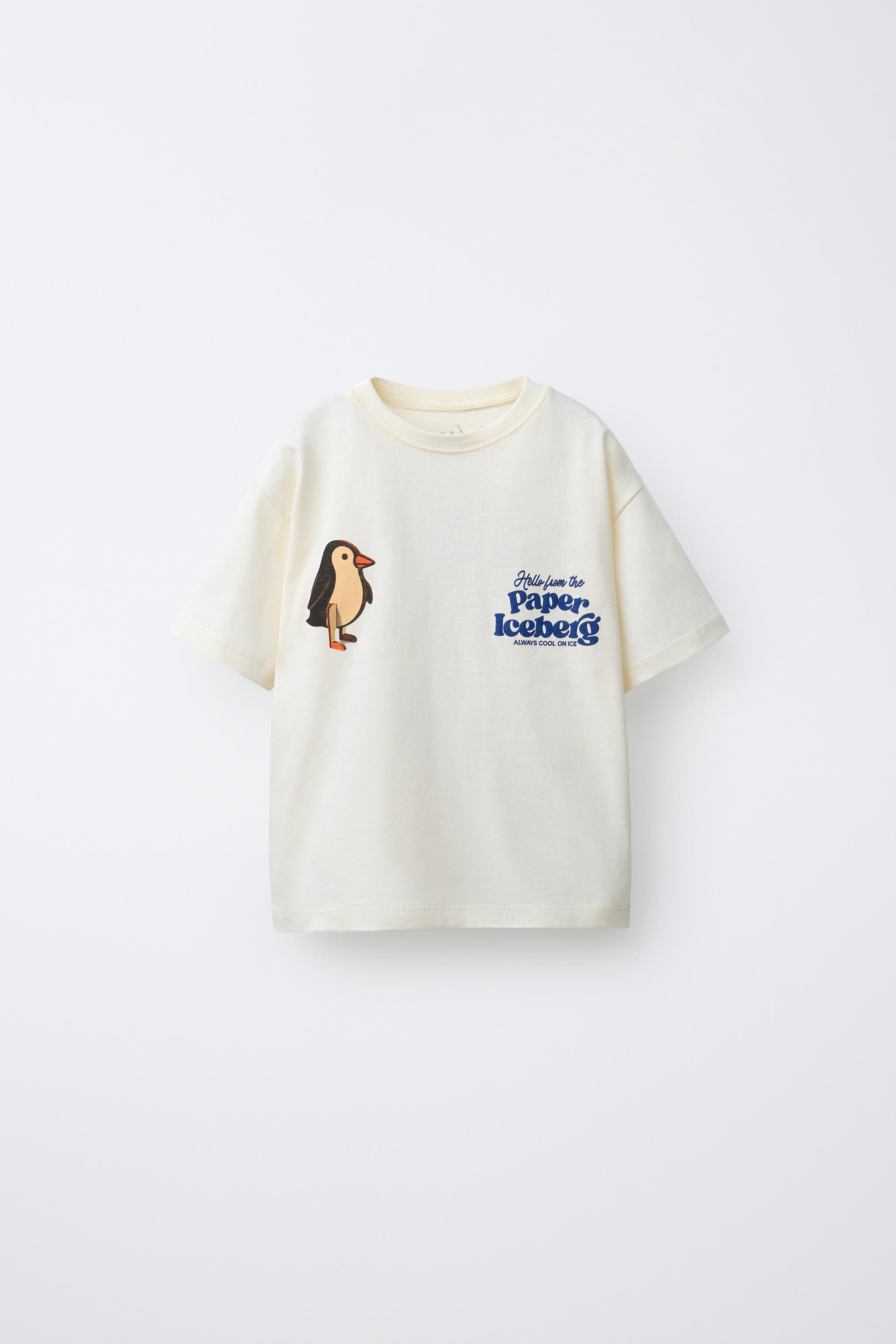 RAISED PRINT T-SHIRT - Ecru | ZARA United States