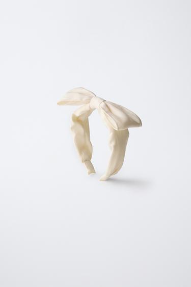 DIADEMA LAZO ORGANZA - Crudo de Zara