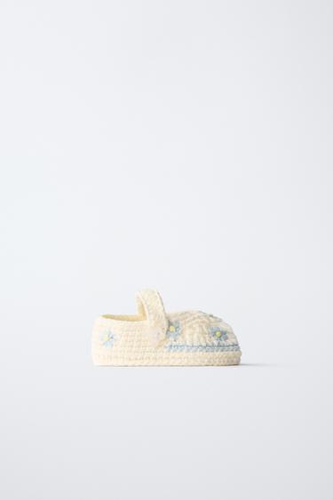 CHUNKY KNIT BOOTIES - Multicoloured by Zara