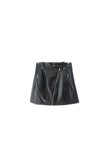 MINI JUPE SIMILI CUIR