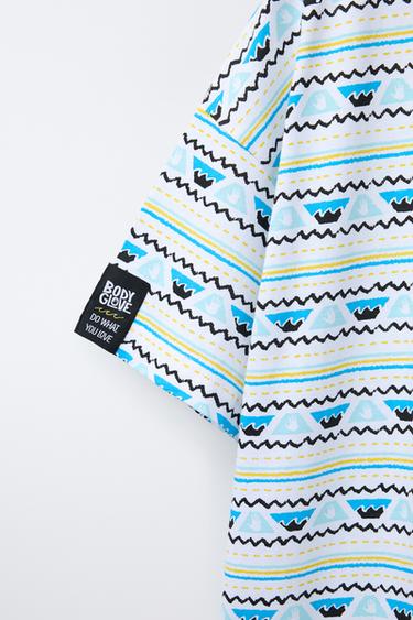 ZARA X BODY GLOVE ® STRIPED T-SHIRT - White by Zara - Image 3