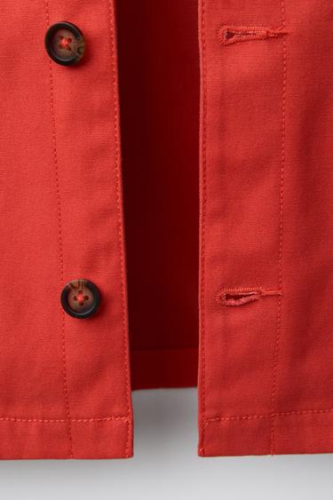 BLOUSON CANVAS BRODÉ MICKEY MOUSE © DISNEY - Corail foncé de Zara - Image 7