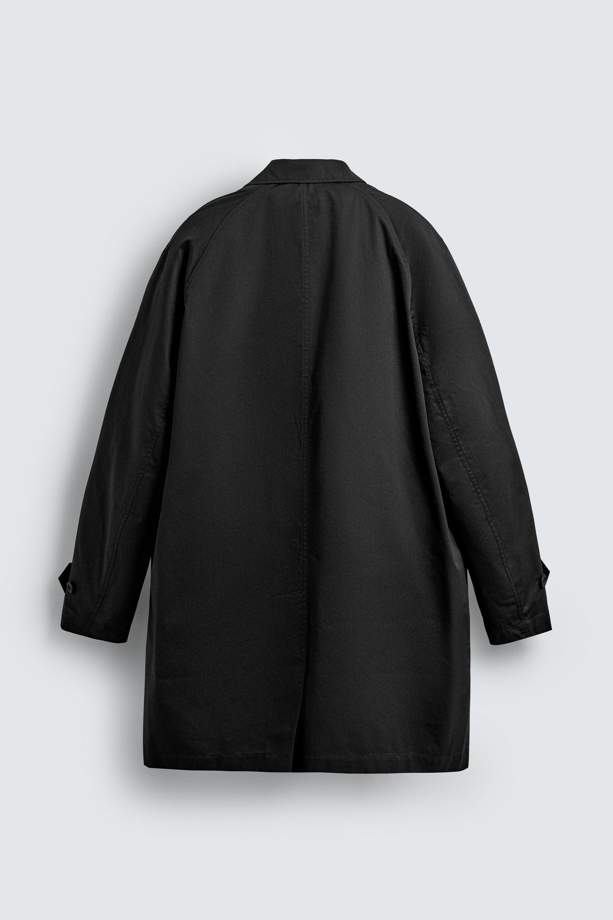 remake beige×black coat TRENCH COAT WITH REMOVABLE LINING - Beige | ZARA United States