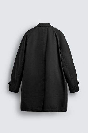 Zara TRENCH COAT WITH REMOVABLE LINING - Black