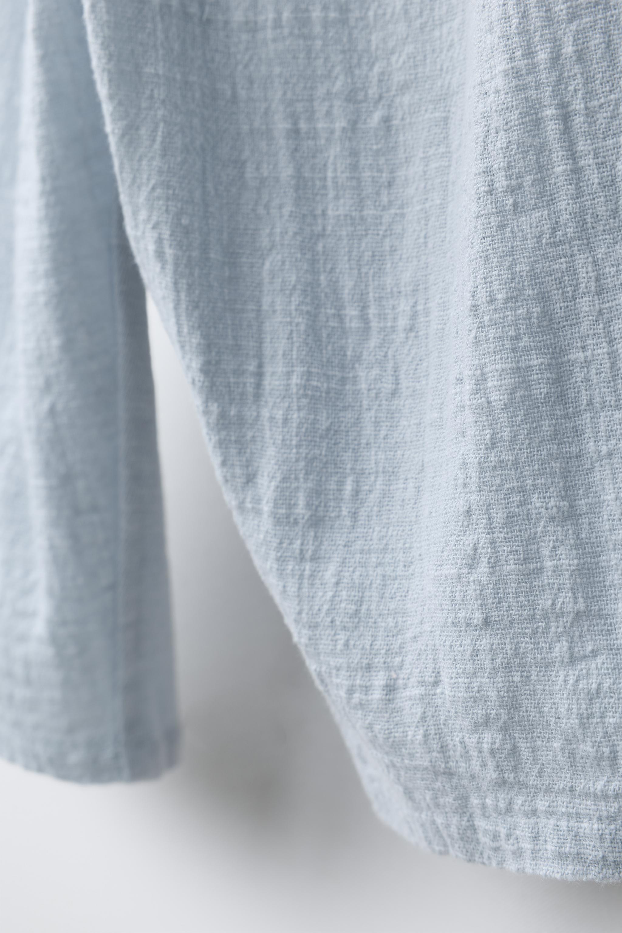 TEXTURED COMBINATION PANTS