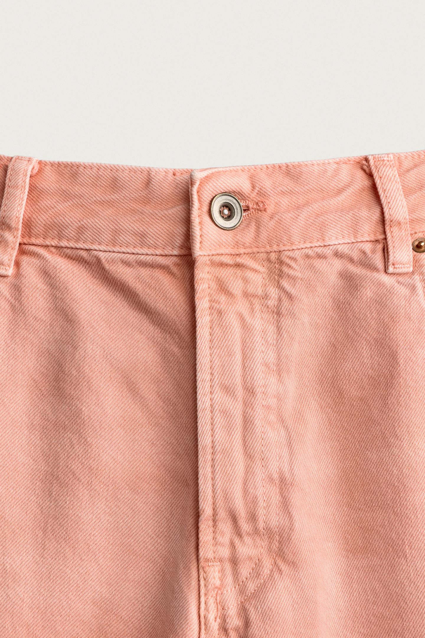 Мужские джинсы Zara Flare Fit, цвет: Розовый — фото 8