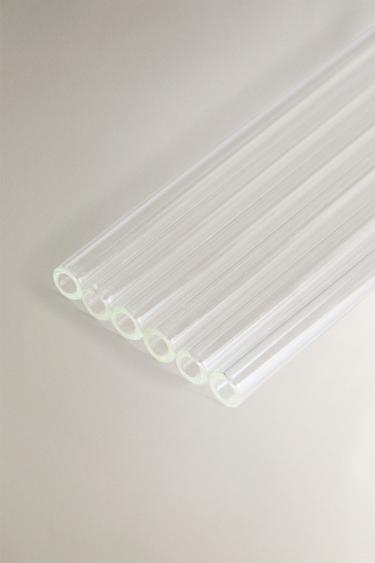 LOT PAILLES BOROSILICATE FLEURS (LOT DE 6) -  de Zara - Image 3