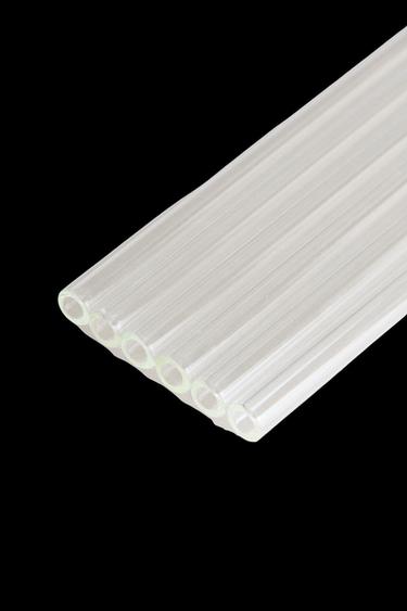 Zara SET OF FLORAL BOROSILICATE GLASS STRAWS (SET OF 6) - 