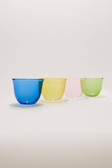 BOROSILICATE SHOT GLASS (SET OF 4) - Various by Zara