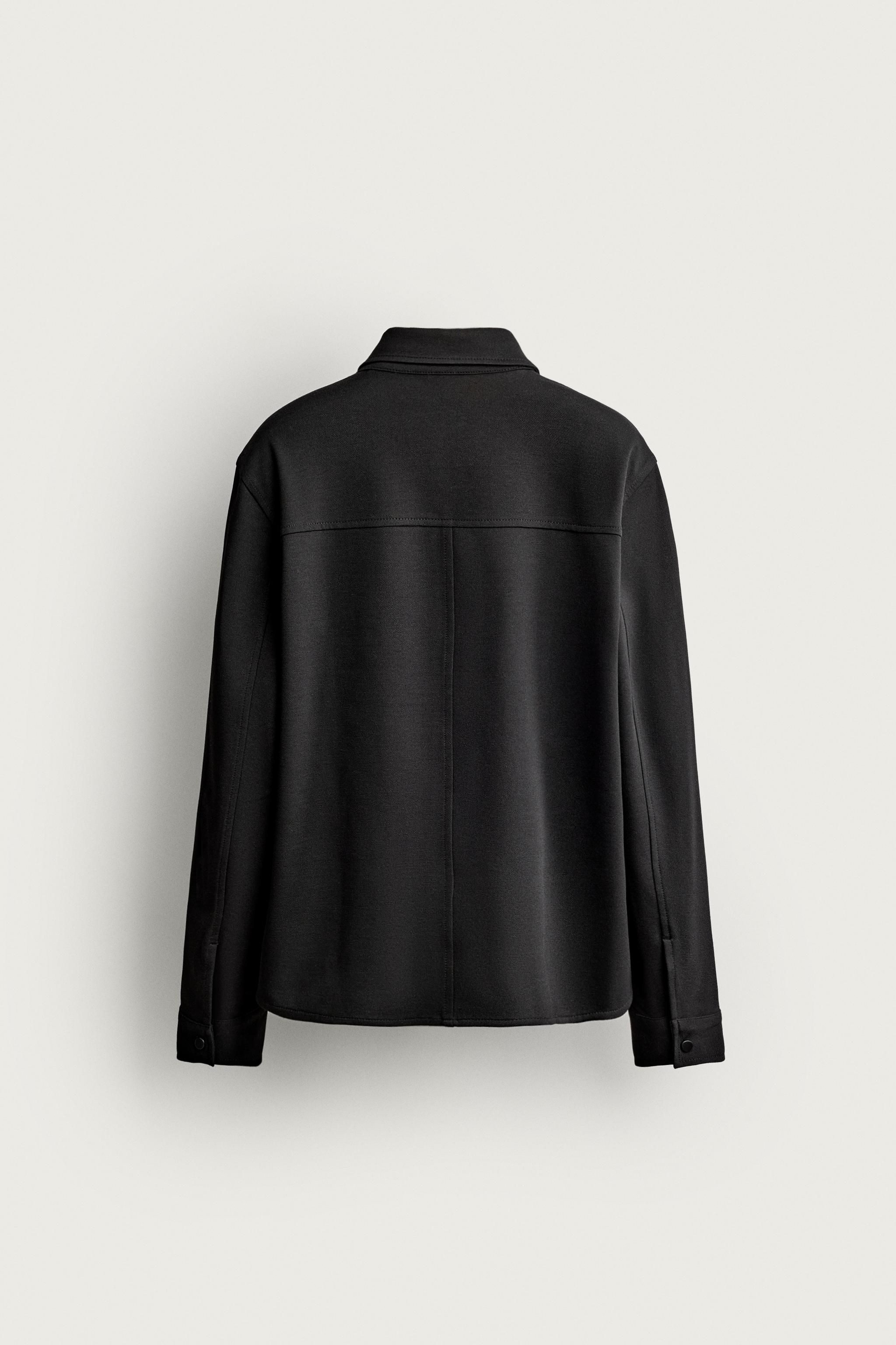 Zara NON-IRON COMFORT OVERSHIRT — фото 8