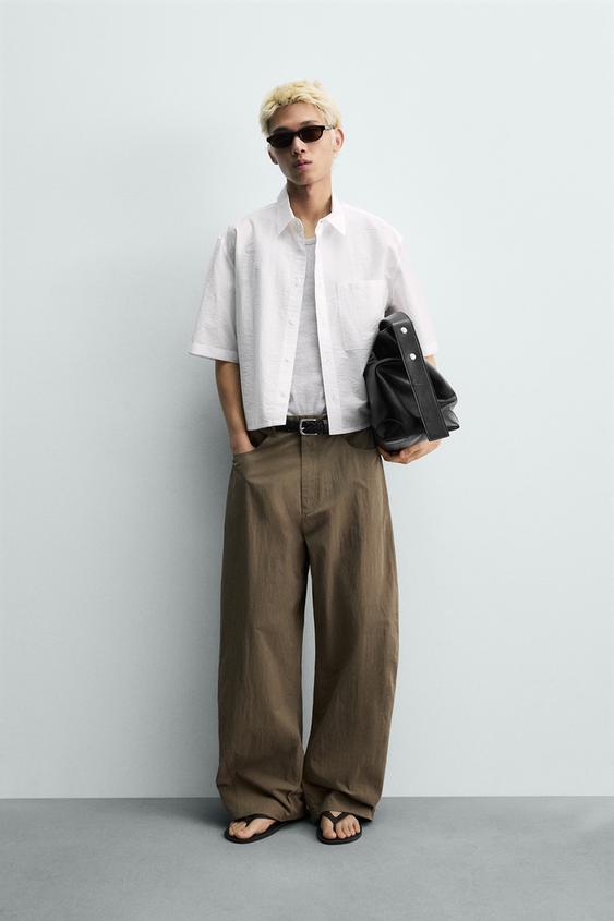バルーンフィットパンツカーキ0Zaraのバルーンフィットパンツ - カーキ - 画像 0