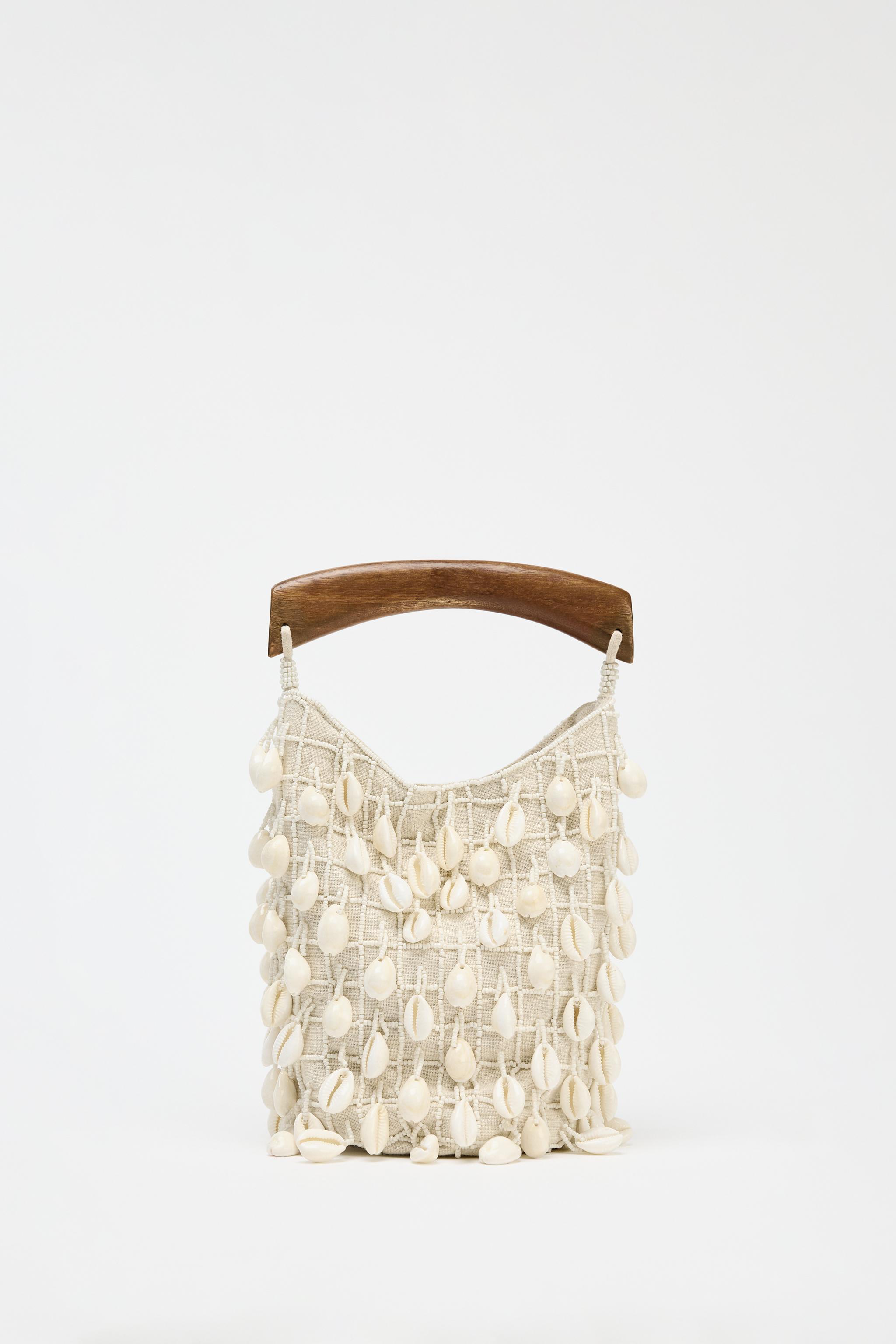 ZARA - ZARA ビーズバケットバッグの通販 by ぱんだこぱん｜ザラ