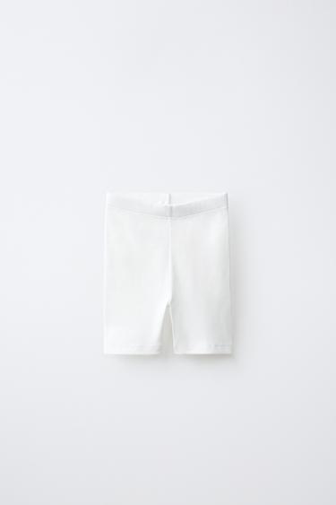 LEGGING CORTO RIB - Crudo de Zara