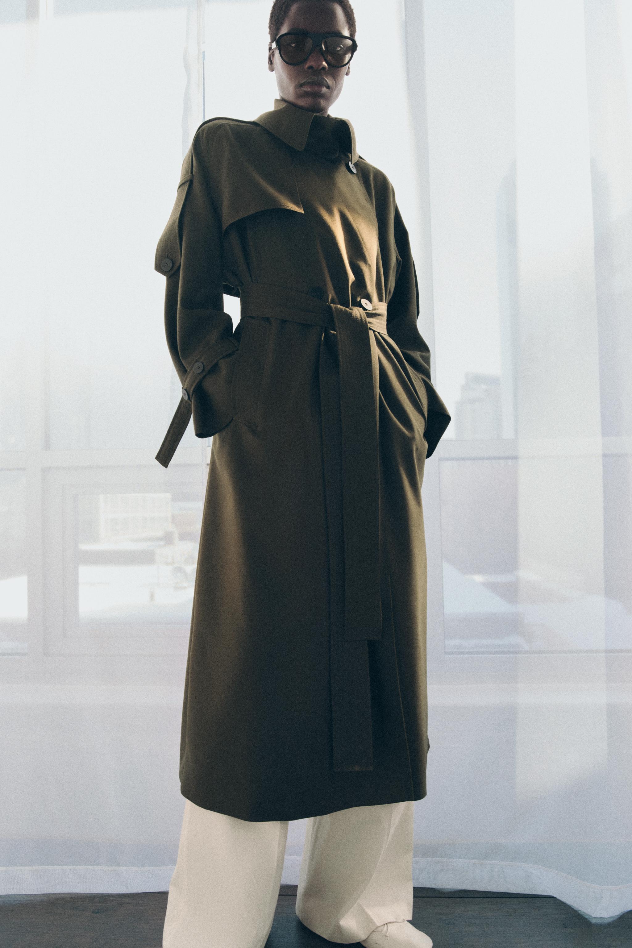 ZW COLLECTION LIMITED EDITION OVERSIZE TRENÇKOT - Görsel 5