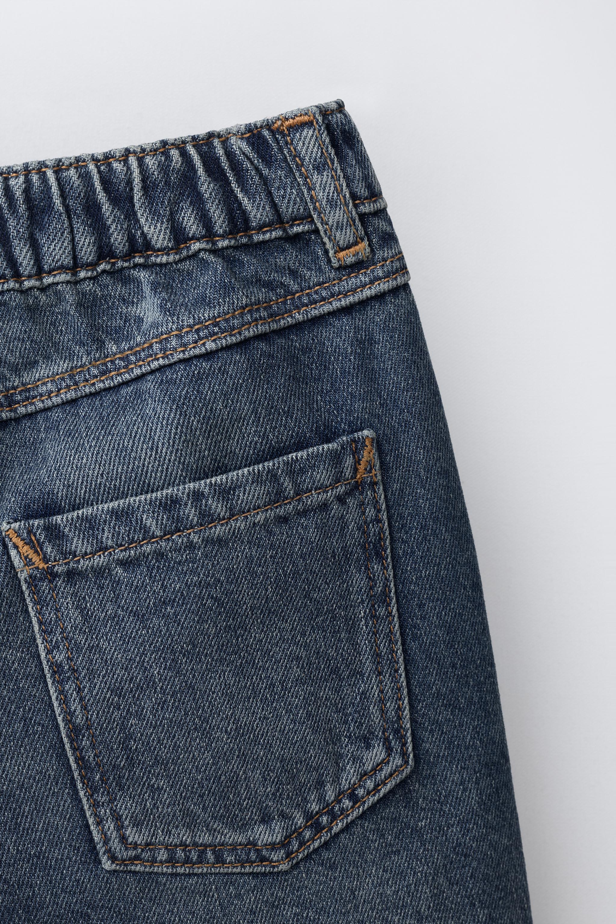 Детские шорты Zara STAR PRINT DENIM BERMUDA SHORTS — фото 4
