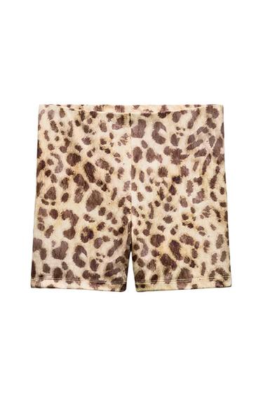 ANIMAL PRINT LEGGING SHORTS