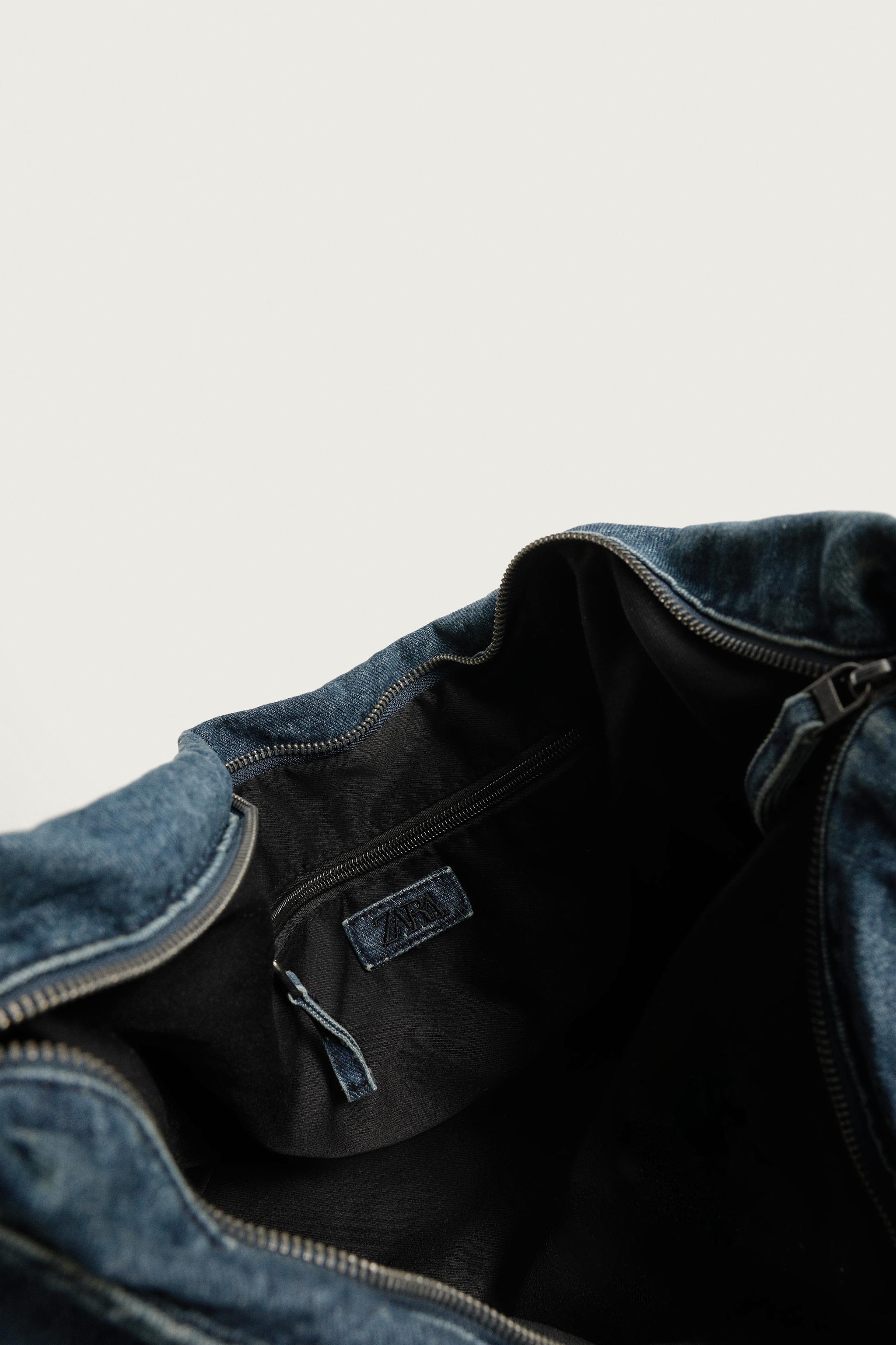 デニムショルダーバッグ - ブルー | ZARA Japan / 日本