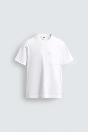 BLUZË RELAXED FIT ME XHEP - I bardhë nga Zara