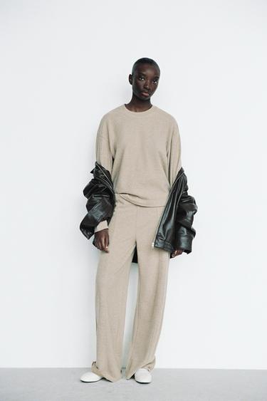 МЯГКИЙ СВИТЕР — ЗЕЛЕНЫЙ С МЕЛАНЖЕВЫМ ЭФФЕКТОМ от Zara — изображение 0