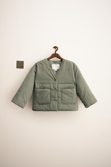 Zara WATER REPELLENT JACKET - Mint