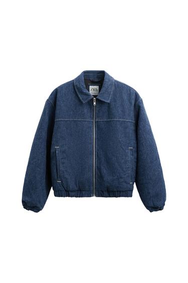 DENIM BOMBER JACKET