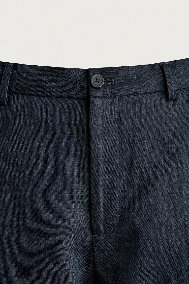 PANTALÓN REGULAR FIT 100% LINO 8