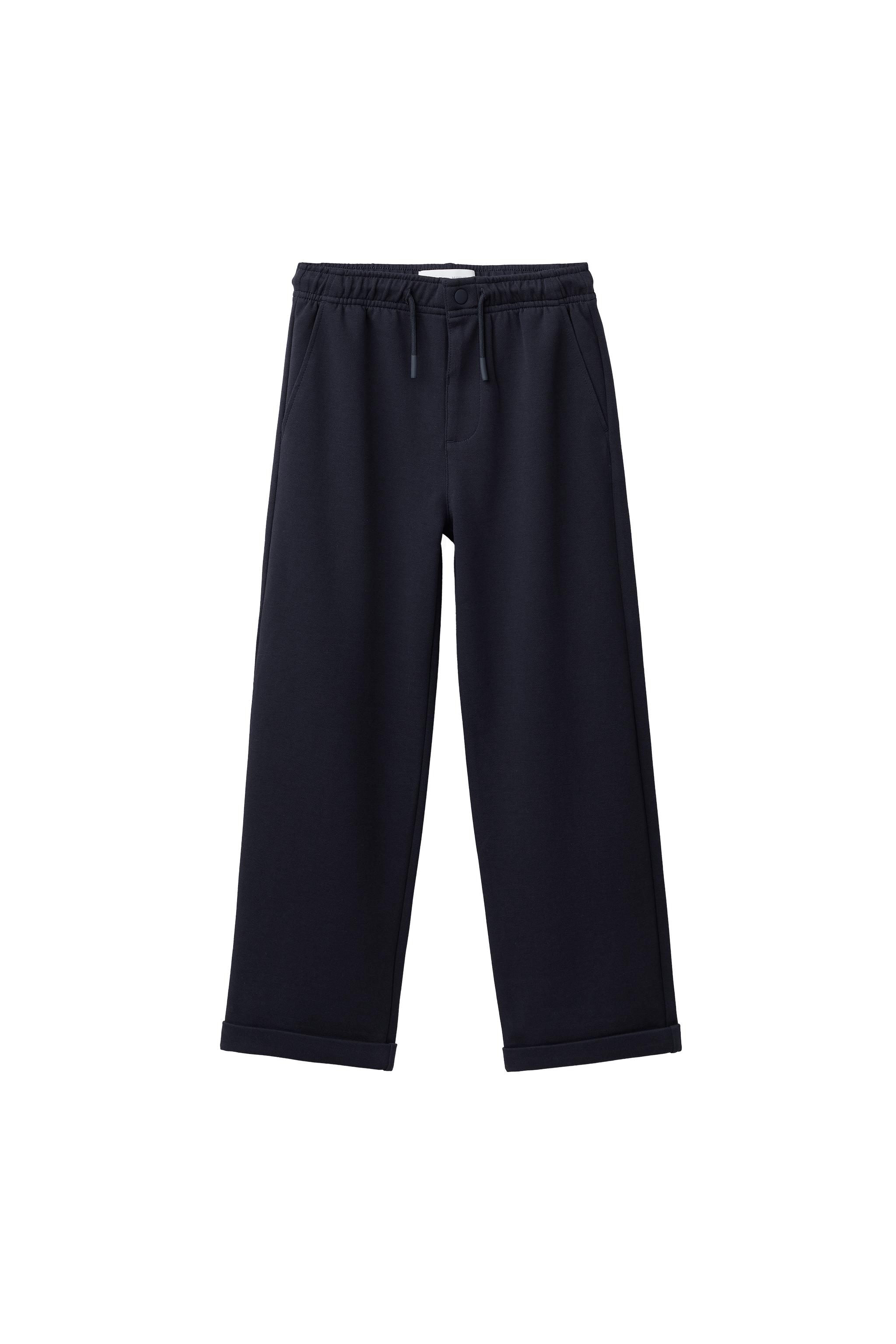 DRAWSTRING COMFORT PANTS - Navy blue | ZARA Canada