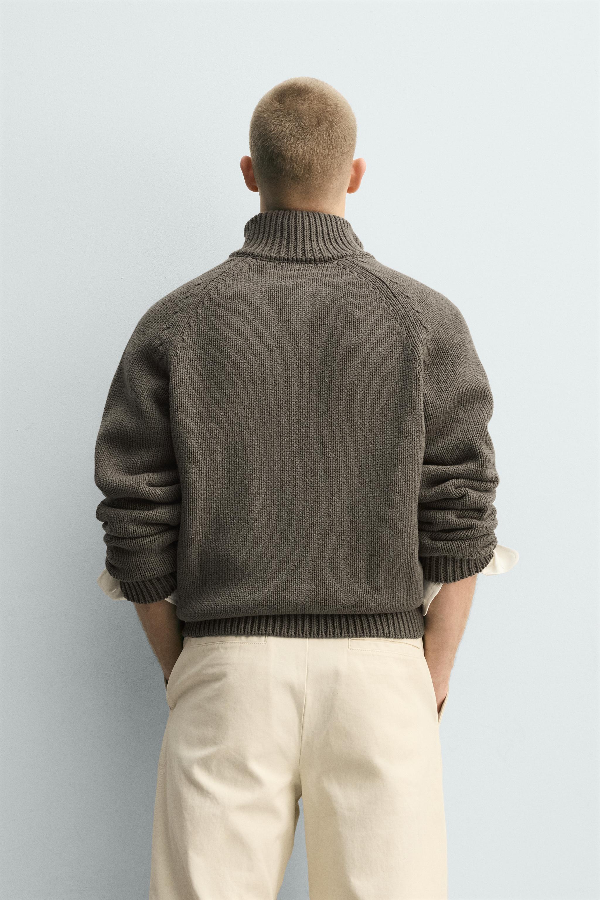 GILET EN MAILLE EFFET DÉLAVÉ