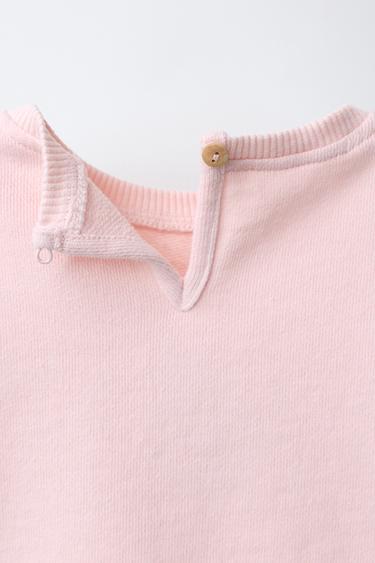 SUDADERA CUPCAKE BORDADO RIZO - Rosa de Zara