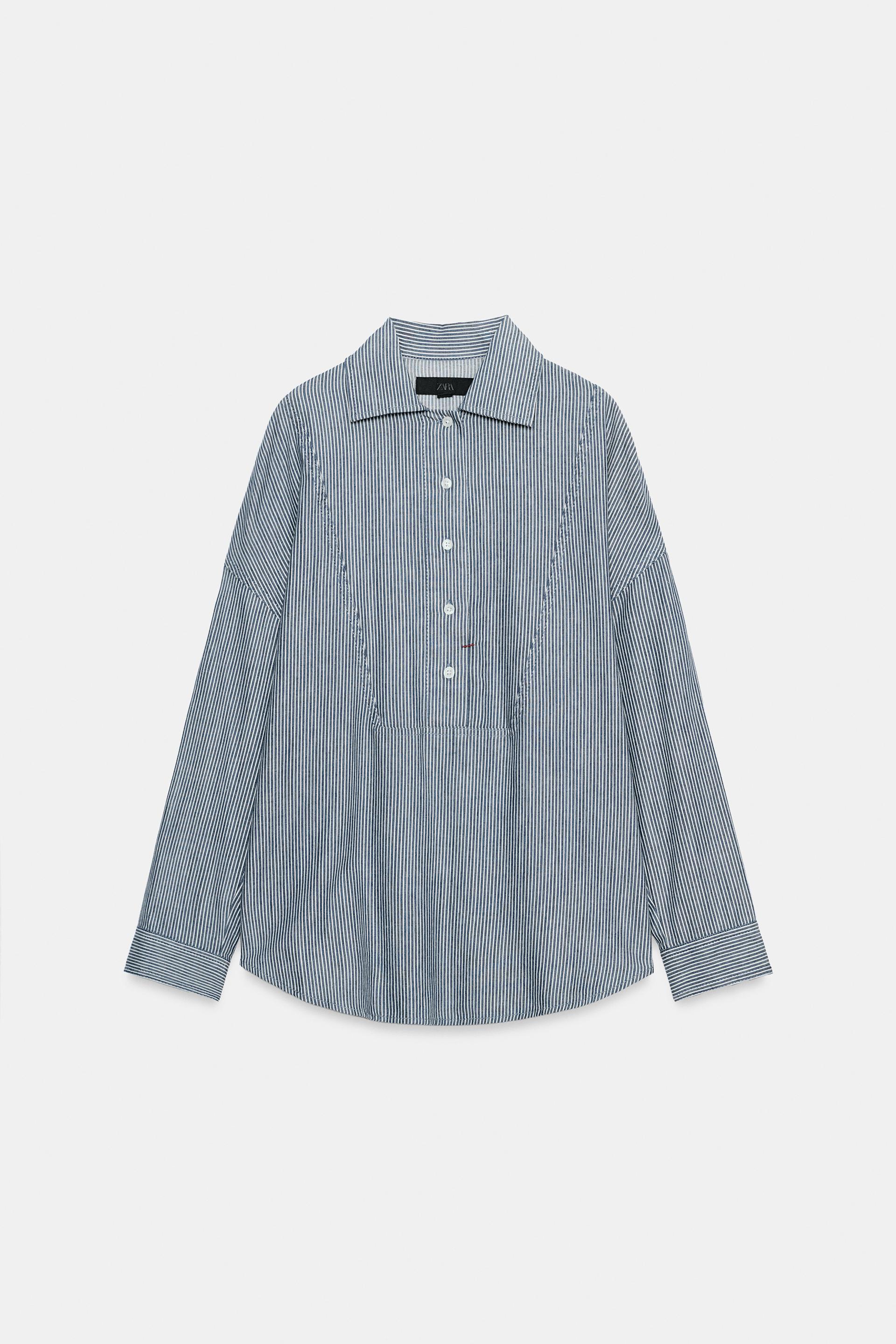 Zw Collection Striped Shirt