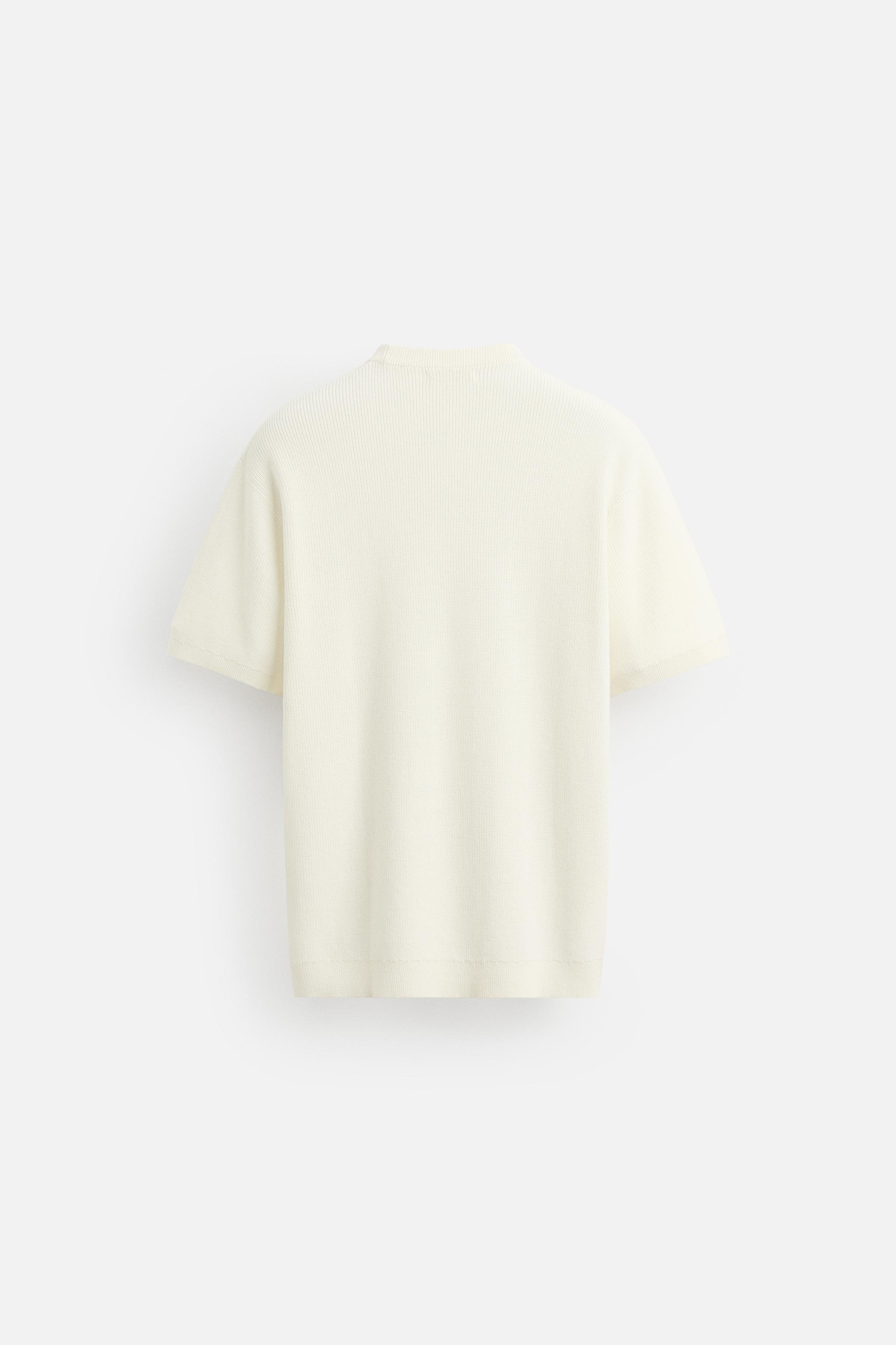 PURL KNIT T-SHIRT