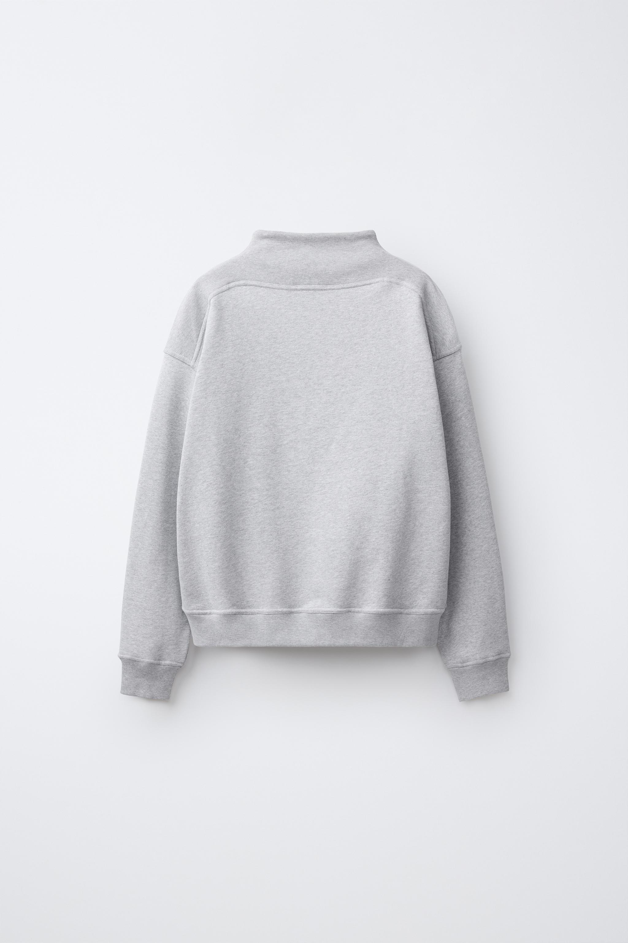 0FR. PARIS X ZARA EMBROIDERED COTTON BLEND SWEATSHIRT