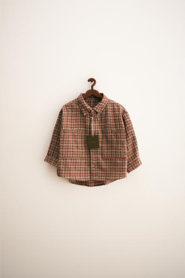 ZARA TIMELESS - CHECK SHIRT - Brown by Zara