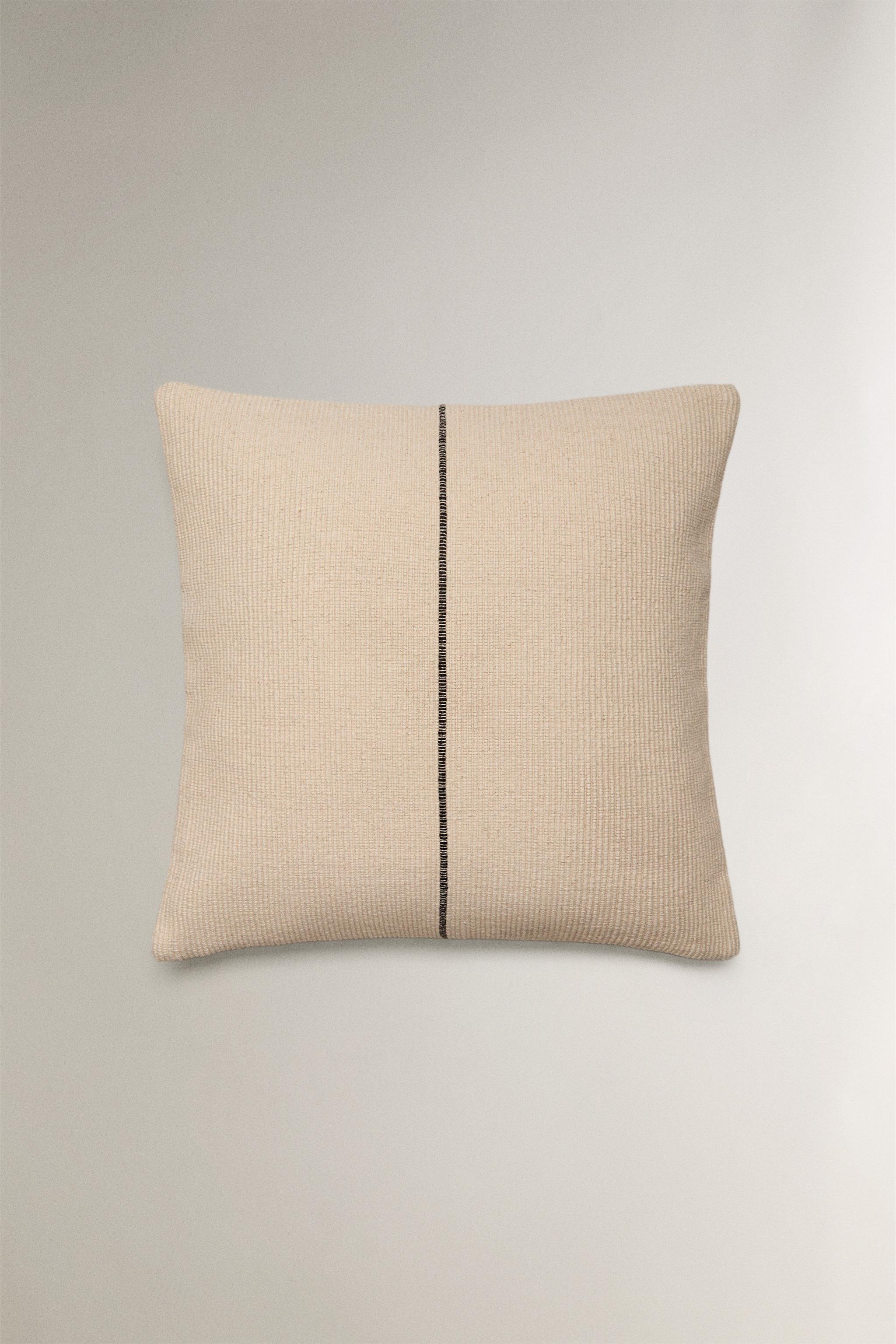 ライン クッションカバー - ブラウン | ZARA Japan / 日本