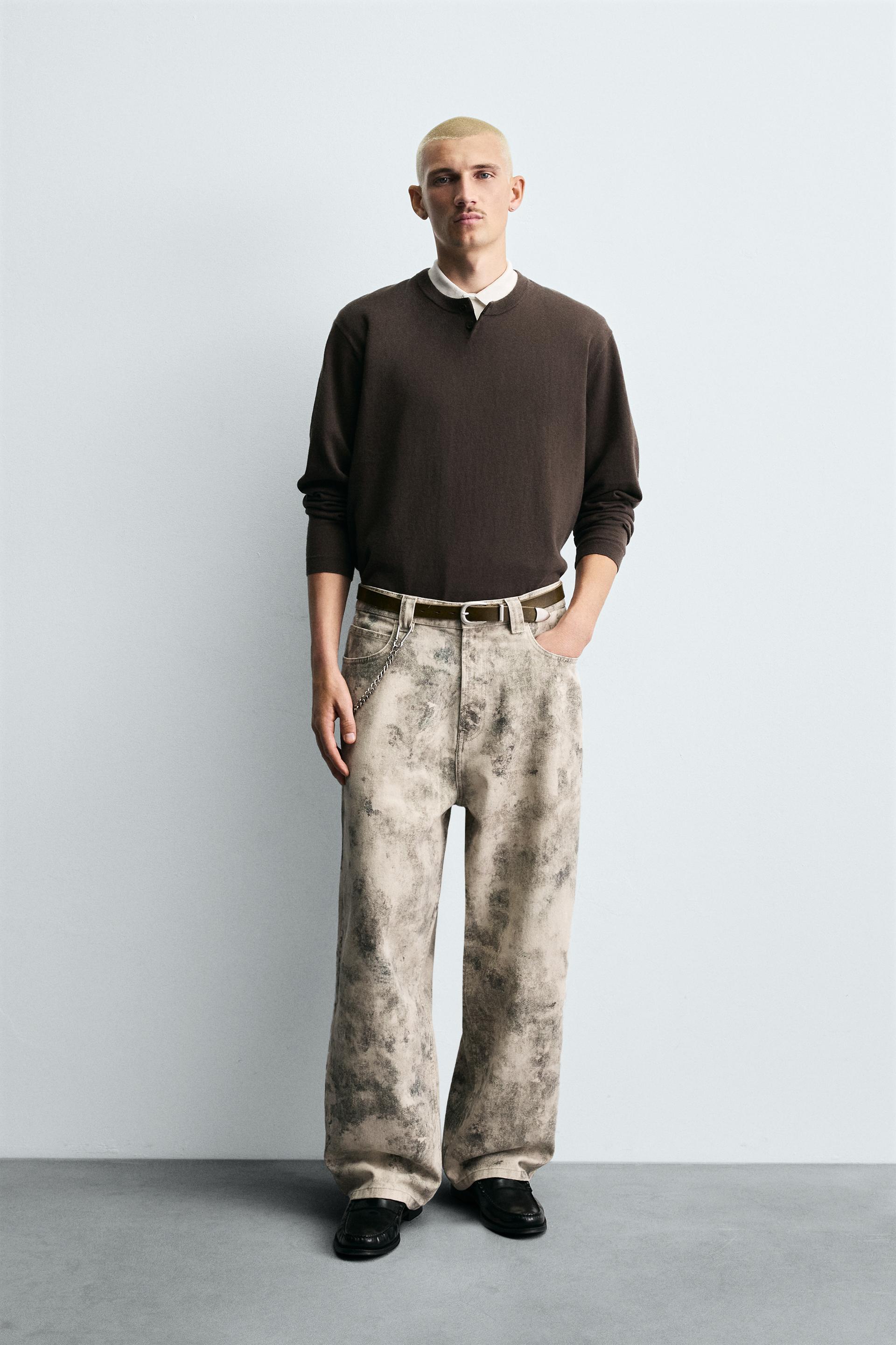 Abstract Print Trousers