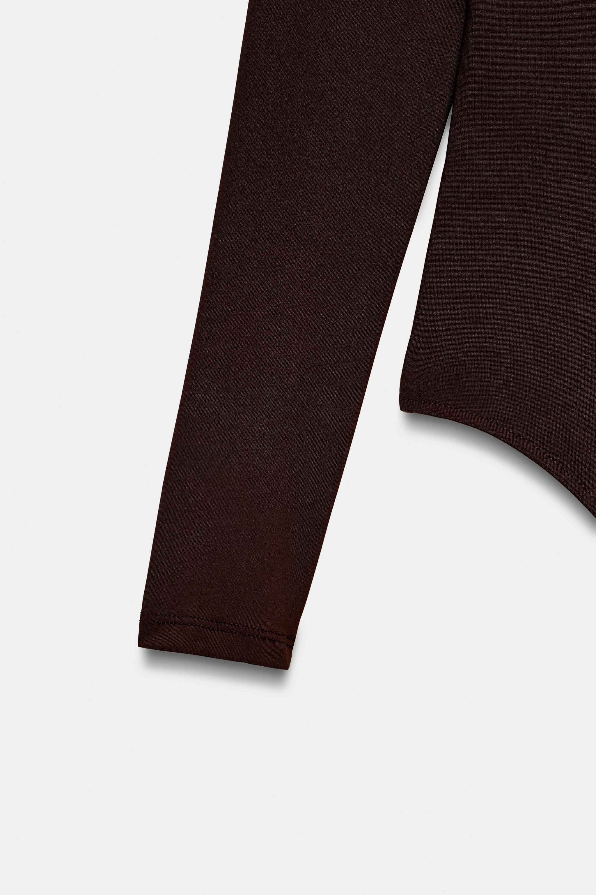 OPEN BACK TIE BODYSUIT