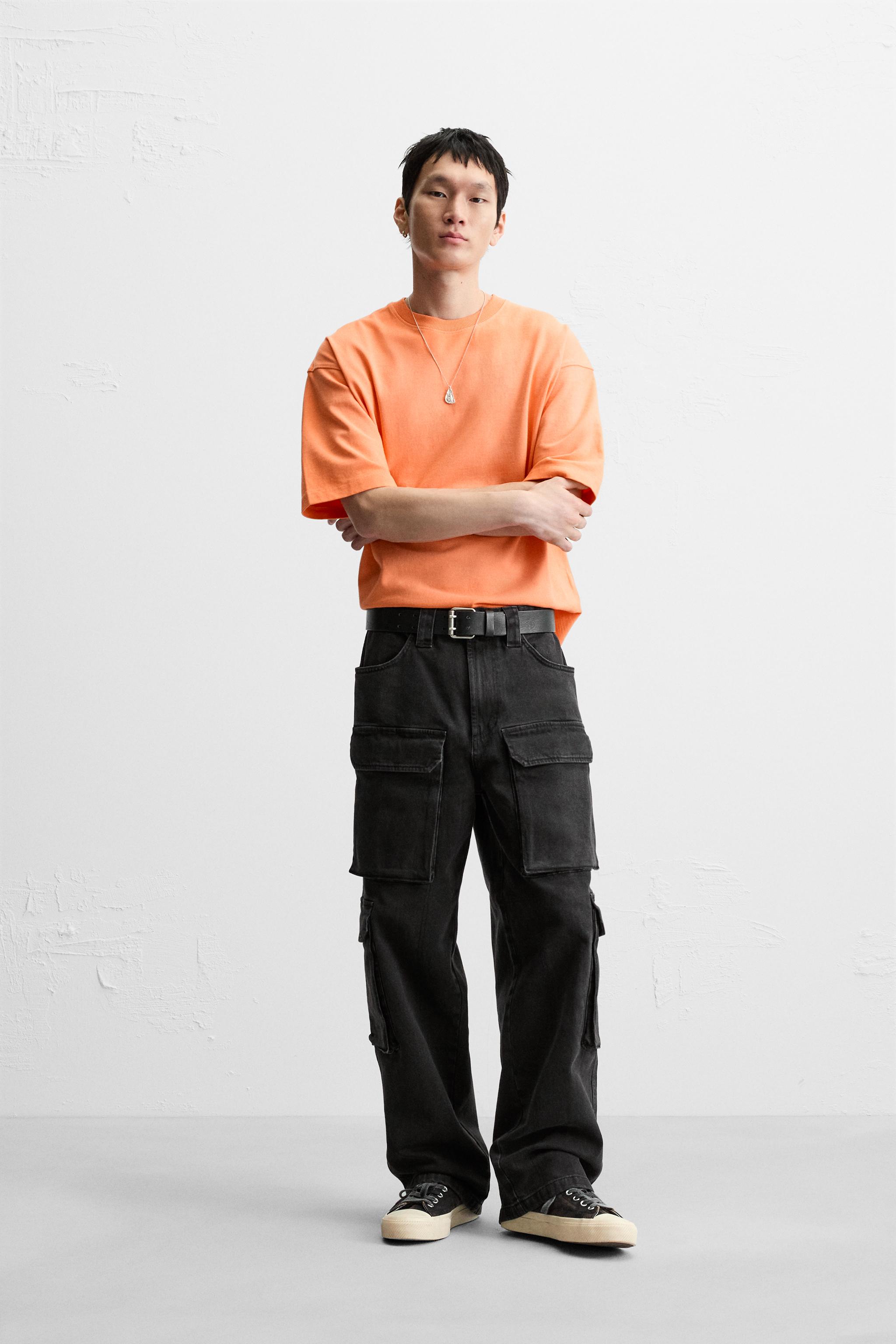 ★ドイツ発*ZARA*新作*オーバーサイズフィットTシャツ/BR★ ☆ドイツ発*ZARA*新作*ボクシーフィットオーバーシャツ/GT