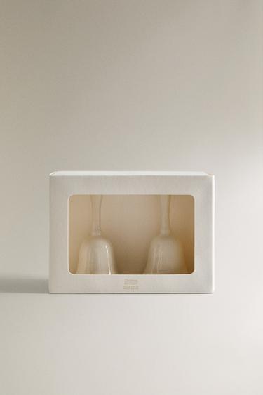 CHRISTMAS BELL SALT AND PEPPER SHAKER SET - Cream by Zara - Image 3