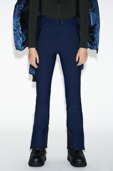 PANTALON ÉVASÉ RÉSISTANT À L'EAU COUPE-VENT TECHNOLOGIE RECCO® COLLECTION SKI - Bleu marine de Zara - Image 1