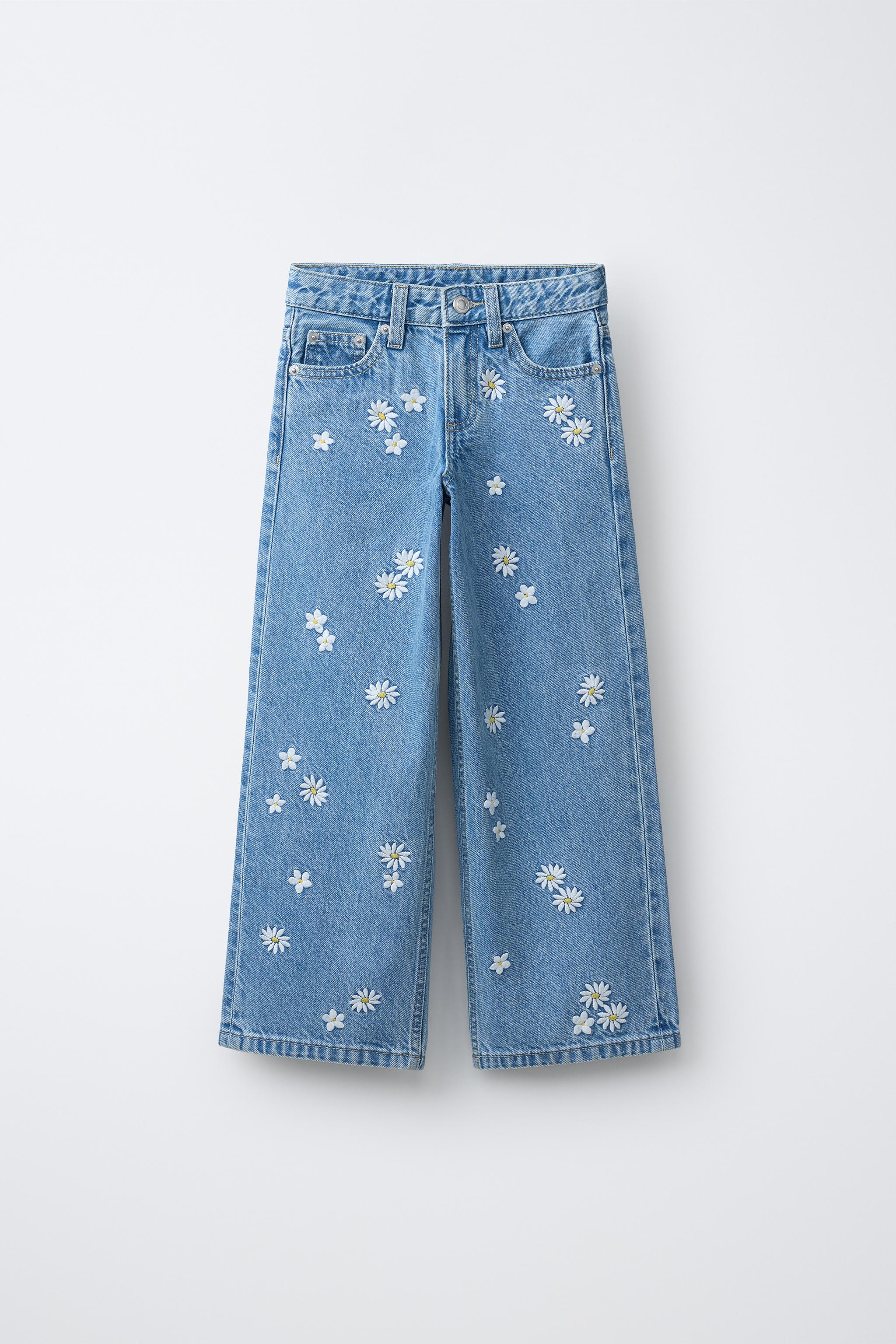 DAISY WIDE-LEG JEANS - Blue | ZARA Singapore