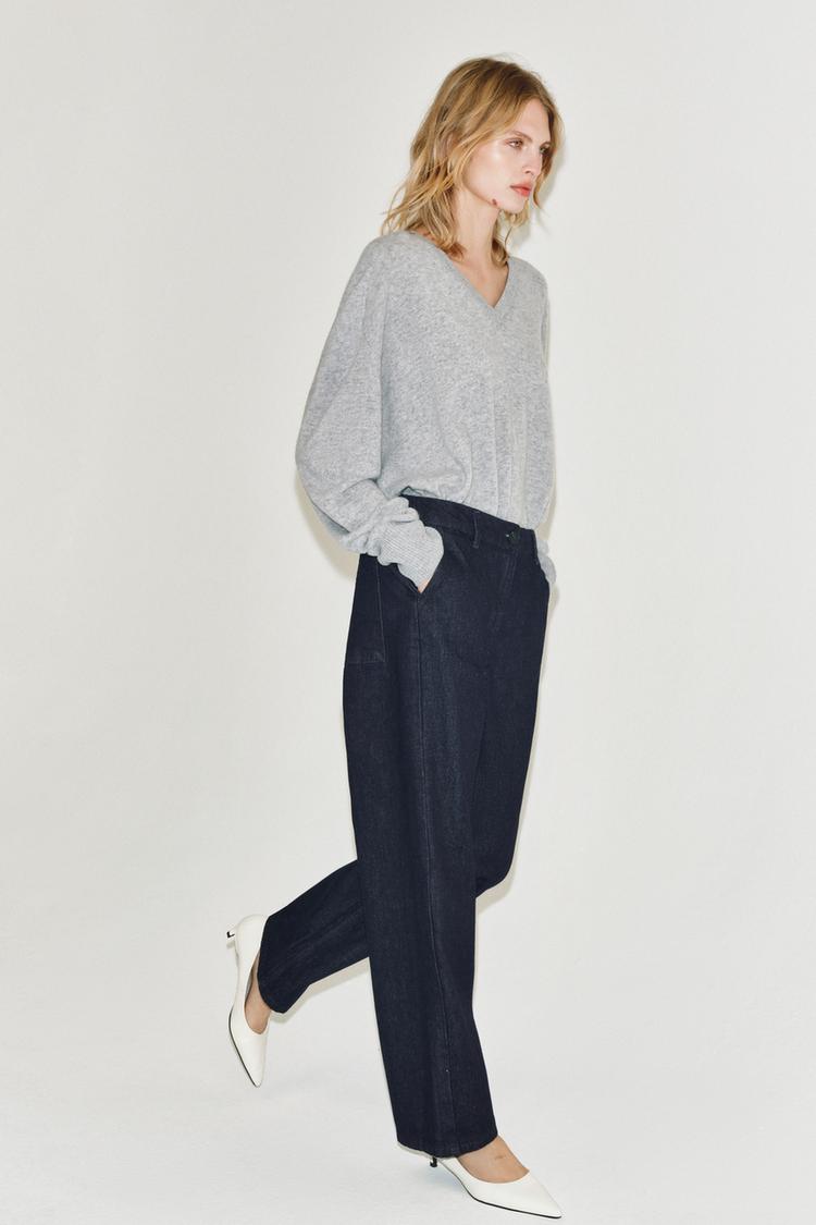 Pantalon cintura elastica zw collection