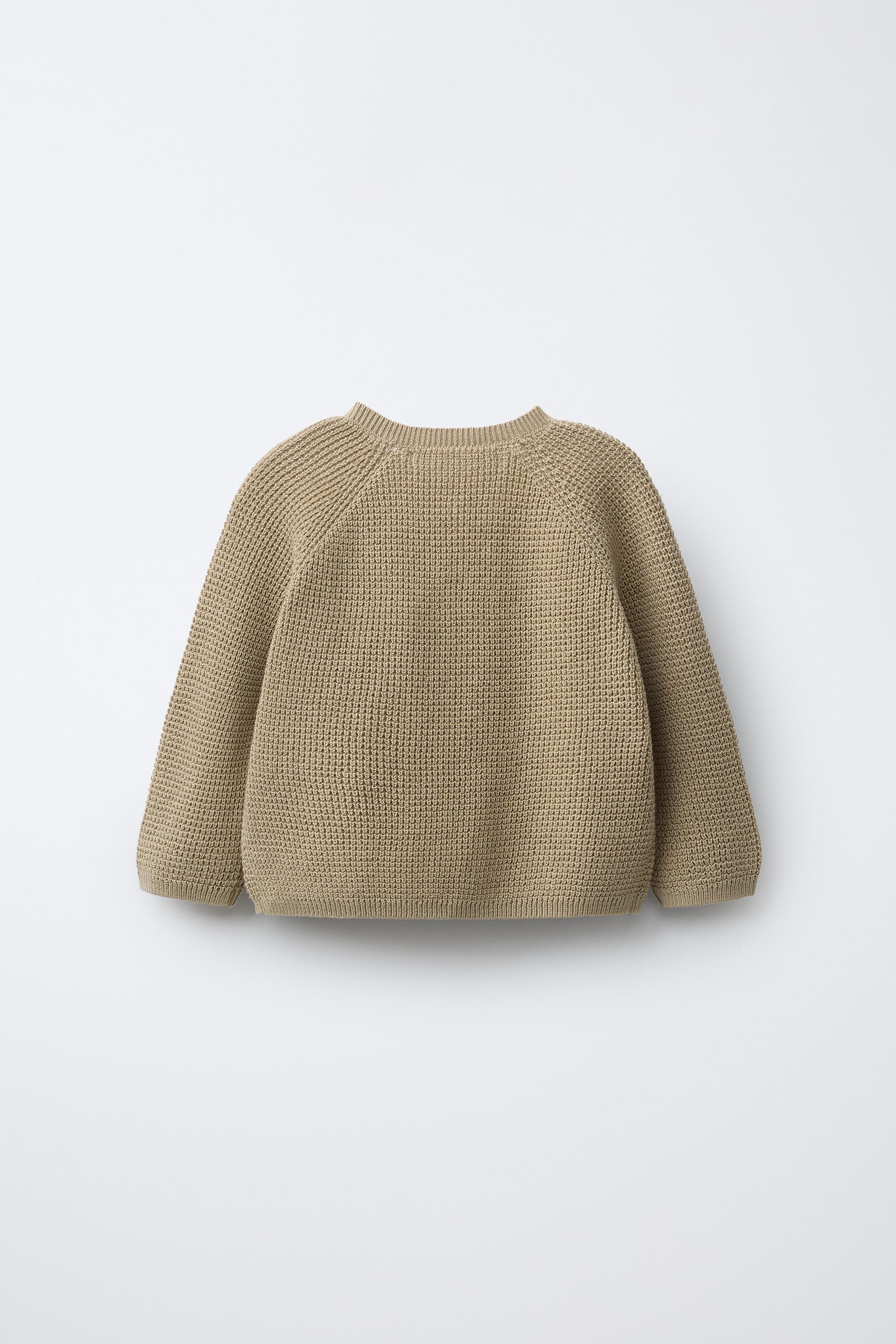 WAFFLE KNIT HENLEY JUMPER