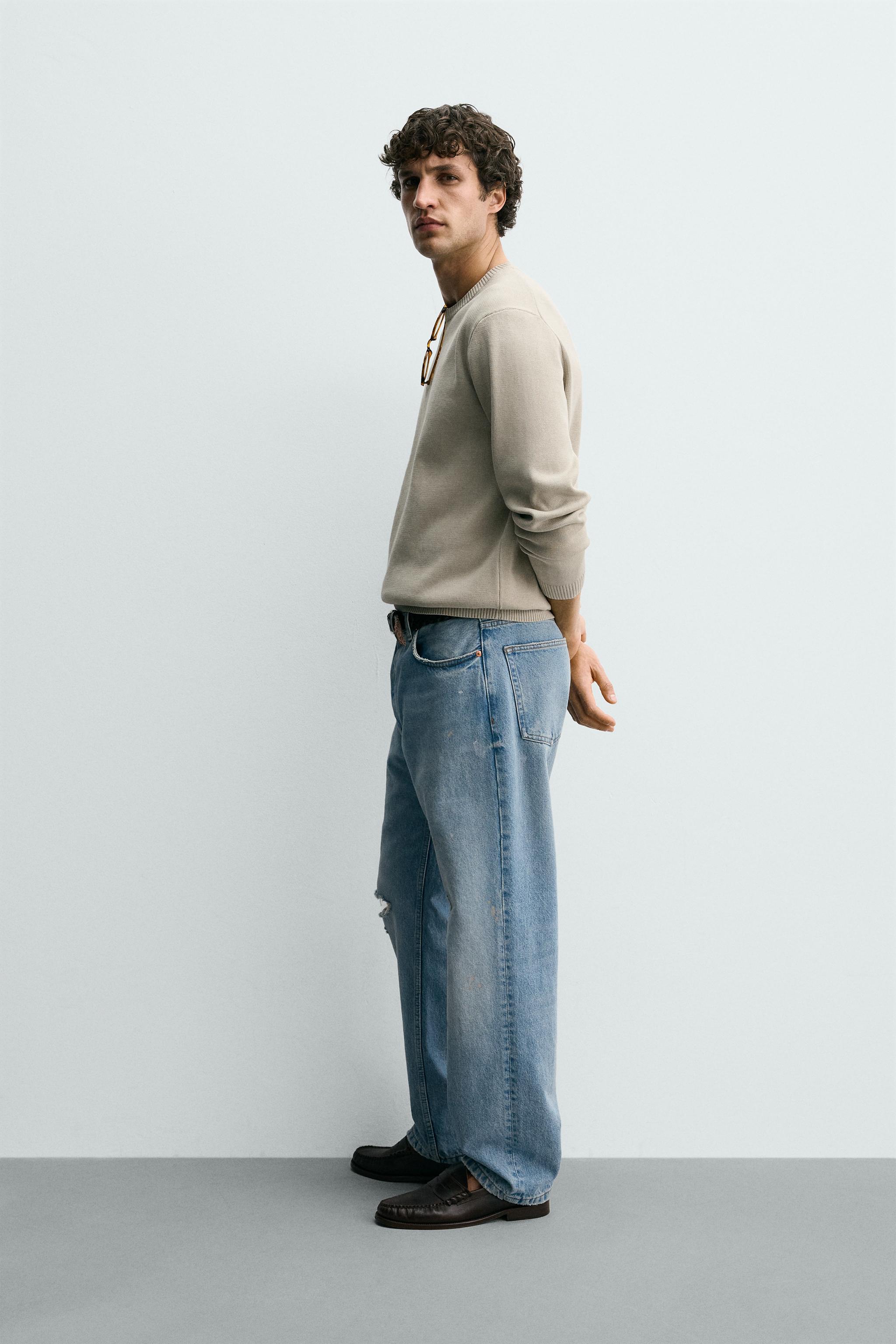TEXTURED COTTON JUMPER