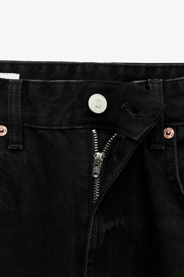 JEAN TRF COUPE LARGE TAILLE HAUTE - Noir de Zara - Image 9