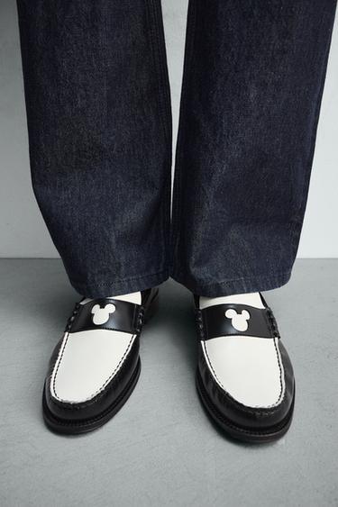 MOCASSINS EN CUIR À MASQUE HARRY LAMBERT FOR ZARA X DISNEY - Multicolore de Zara - Image 2