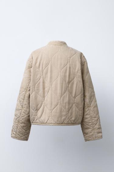 VESTE FLUIDE MATELASSÉE - Sable de Zara - Image 3