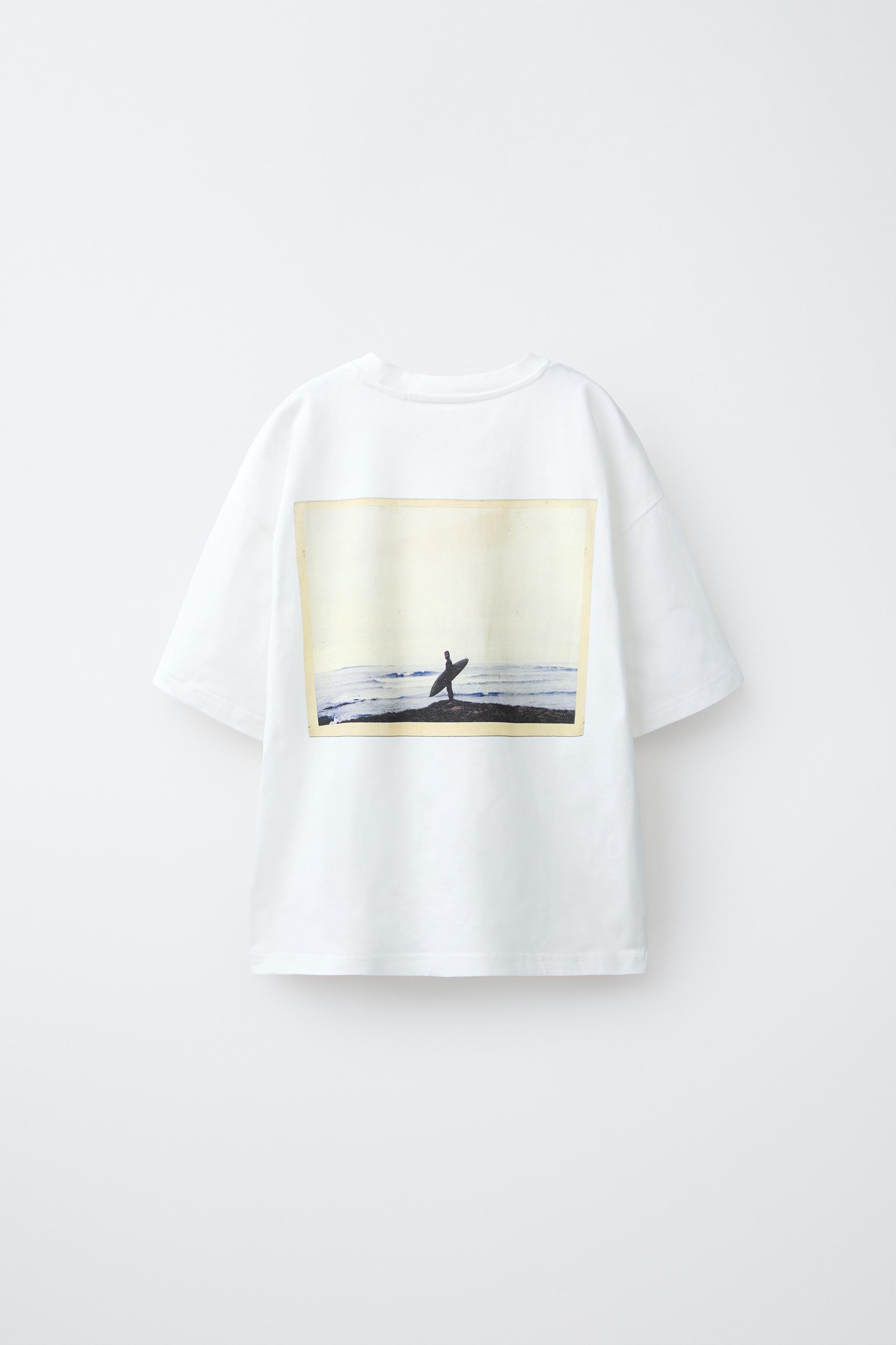 PUKAS SURF PHOTO T-SHIRT — White