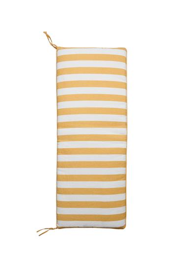 STRIPED BENCH SEAT CUSHION - striped by Zara